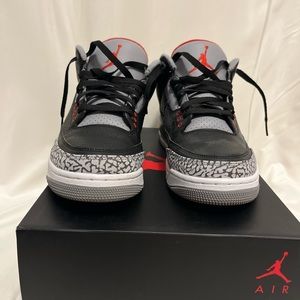 Air Jordan 3 black/fire red/cement grey